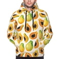 thumbnail image 4 of Hoodies for Men - Tropical Papaya Long Sleeve Comfrt Men'S Fashion Hoodies & Sweatshirts, Sweatshirts for Men Hoodies Pullover Clothing Clothes with Pouch, 4 of 7