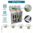thumbnail image 6 of Rustic Table Runner 90 Inches Long Farmhouse Dress Scarves, Eucalyptus Leaves Green Wreath Wooden Plaid Home Dining Tablerunner for Coffee Table/Kitchen Island/Party Décor, 13" x 90", 6 of 8