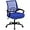 Blue, variant on SEEKOL Mid-Back Mesh Office Chair Adjustable Ergonomic Computer Task Chair Swivel Rolling with Lumbar Support Armrest for Home Office Work Study, Black