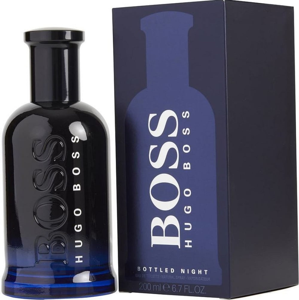 BOSS BOTTLED NIGHT Hugo Boss 6.7 oz / 200 ml Eau de Toilette Spray - Walmart.com
