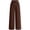 Brown, variant on Womens Wide Leg Sweatpants Fleece Lounge Pants | Elastic Drawstring Waist,Baggy Jogger Yoga Sweat pants,Pockets,Fall Winter Clothes,Loose Daily Casual & Loungewear Trousers