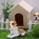 thumbnail image 5 of 4 piezas de perros en miniatura figuras modelos de cachorro de bonsai animales en miniatura adornos de resina para casa de muñecas, 5 of 5