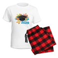 thumbnail image 5 of CafePress - 2029 Graduation Women's Light Pajamas - Women's Short Sleeve Print T-Shirt and Pants Light Cotton Pajama Set, 5 of 7