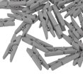 thumbnail image 4 of simhoa 100x Mini Wooden Photo Paper Hanging Pegs Clothespin Craft Clips Pins, 4 of 7