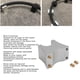 thumbnail image 3 of Soporte para Cable ANGGREK Ajustable de Aleación de Aluminio, 3 of 7