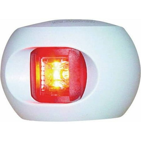 Aqua Signal Series 33 LED 12V Navigation Light for Power and Sail Up To 65', Port Side Mount