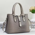thumbnail image 5 of Bolso bandolera de piel sintética de moda para mujer, bolso de mano de gran capacidad, bolso de hombro para desplazamientos diarios de empleadas de oficina, 5 of 5