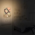 thumbnail image 2 of Yayeee 2-Pack Plug in LED Night Lights with Light Sensors Motion Detectors, Isometric Pink, 2 of 7