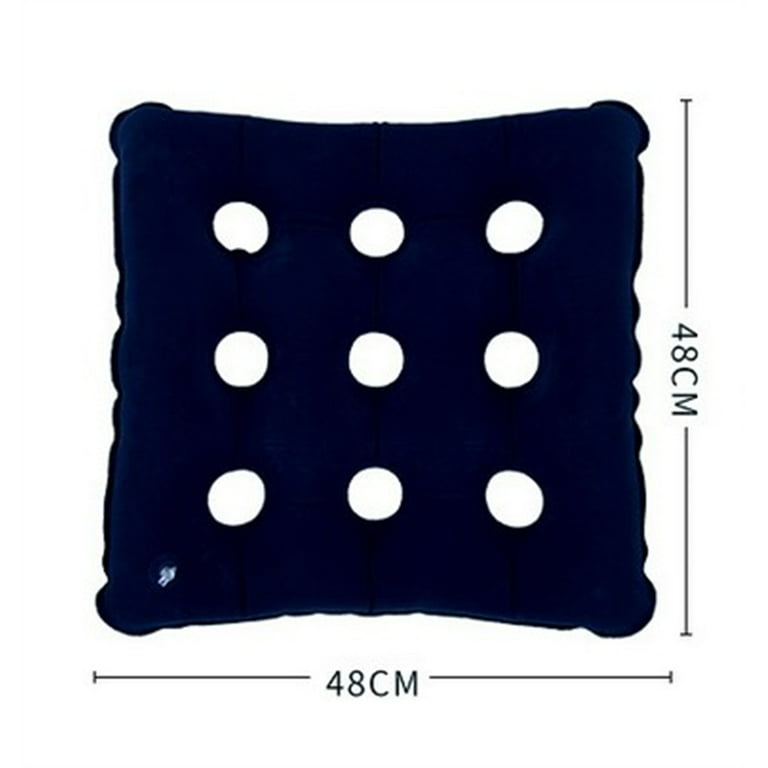 Waffle Cushion for Pressure Sores -Scheam Blue Bed Sore Cushions for Butt  for Elderly - Pressure Sore Cushions for Sitting in Recliner - Bed Sores