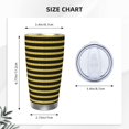 thumbnail image 4 of Susaid Gold Glitter Print 20oz Car Cup,Insulated Coffee Cup Fully Spill Proof Travel Coffee Mug, Stainless Steel Tumbler for Work Home Outdoor Car-Straw Three-piece Set, 4 of 8