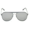 thumbnail image 2 of Rocawear Men's R1522 Metal Shield UV400 Protective Aviator Pilot Fashion Sunglasses, 150mm, 2 of 6
