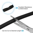 thumbnail image 4 of Uxcell Weather Stripping for Doors, 2 Rolls 3/8" W x 3/16" T Foam Seal Tape Insulation Strip Black(6.56 Ft Length), 4 of 5