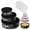 4-7-9 Inches, variant on 4 Inches Mini Springform Bakeware Set 4 Pack with Paper Liners for Cheesecakes Pizzas Quiches