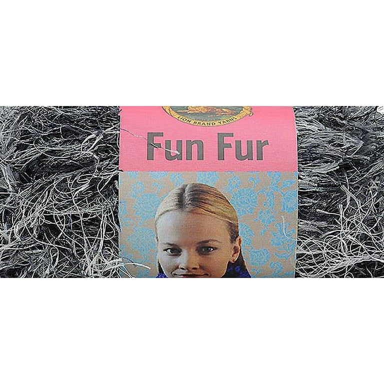 Lion Brand Yarns Polyester Fun Fur Yarn, 1 Each 