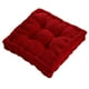 thumbnail image 2 of Cojín de asiento ultra grueso con funda extraíble para decoración de mesa rojo, 2 of 9