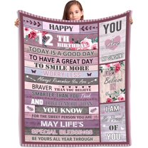 Basiole 12 Year Old Girl Gifts Blanket, 12 Year Old Girl Gifts for Birthday, Best Gifts for 12 Year Old Girl, 12 Year Old Girl Gift Ideas, Girls Gifts Age 12, 12th Birthday Dec Throw Blankets 60"X50"