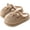 Brown, variant on Cute Fuzzy Cat Slippers Cozy House Slippers Non-Slip Slippers for Women Men Indoor & Outdoor Shoes