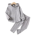 thumbnail image 2 of WOLLED Baby Girls Pullover Sweatshirt 2 PCS Outfit Toddler Girls Spring Casual Stretchy Suit Long Sleeve Top Kids Clothes,Sized 1-8T, 2 of 7