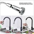 thumbnail image 3 of Cabezal rociador de grifo cromado, reemplazo de grifo de cocina de fácil instalación y buena calidad, grifo de fregadero de doble función de plástico ABS, diseño ergonómico para tareas de limpieza, 3 of 5