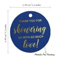 thumbnail image 6 of Inkdotpot Pack Of 50 Real Gold Foil Paper Tags Thank You Baby/ Bridal Shower Favor Hang Tags, 6 of 7