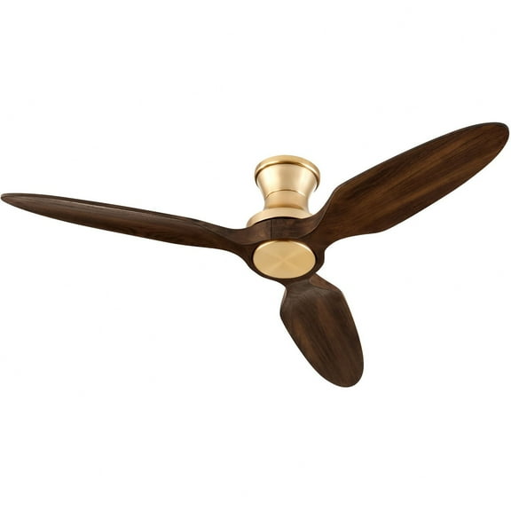 Quorum Lighting - Veleta - 3 Blade Flush Ceiling Fan with Light Kit-10.96 Inches