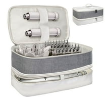 SOONHUA Double-Layer Travel Carrying Case Organizer Bag for Dyson Airwrap/Shark Flexstyle