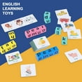 thumbnail image 1 of Lubelski 1 Set Crossword Puzzle Simple Operation Bright Color Early Education Word Spelling 3D Blocks Game for Gift, 1 of 8