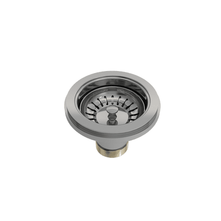 BOCCHI 2330 0001 Polished Stainless Steel Strainer for Fireclay Kitchen Sink