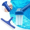thumbnail image 2 of Hearth & Gear 10 Inch & Brush Spa Steel Cleaning Pool With Stainless Brush Pool Swimming Inflatable Pool Floats Adult Double Inner Tube for River Floats for Children Fruit Floats for Pool Kids Pools, 2 of 6