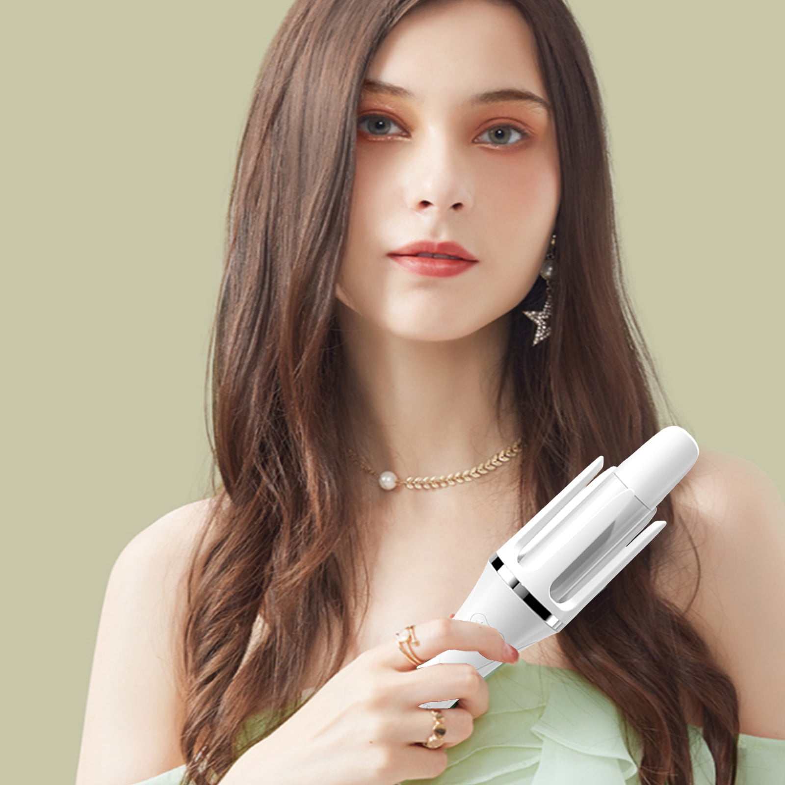 Curling Iron Automatic Curling Irons Barrel For All Hair Types Easy-to-use Curling Wand Long-lasting Salon-quality Curls And Waves