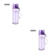 thumbnail image 1 of Moyic Hervidor de agua de plástico a prueba de fugas botella de bebida portátil para actividades al aire libre, púrpura transparente, 560 Púrpura transparente 560ml 2piezas, 1 of 6