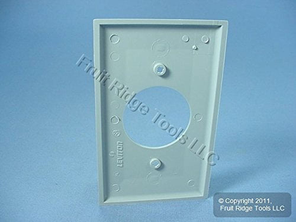 Leviton 80720-GY Gray Nylon Single Gang 1.60 