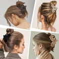 thumbnail image 4 of 4 Pcs Pinces à Cheveux Fleur Antidérapantes Pinces à Cheveux Fleur Mates pour Femmes Pinces à Cheveux Mignonnes, 4 of 5