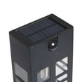 Better Homes & Gardens Solar LED Beckon Motion Sensor Deck Light, Black