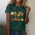 thumbnail image 2 of Ruyang Women Baseball Mom Tshirt Casual Letter Print Tops Tee Funny Baseball Graphic Shirts Mama Letter Print Short Sleeve Tee Tops, 2 of 4