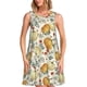 thumbnail image 1 of Easygdp Autumn Pumpkins Leaves para Vestido Transpirable de Mujer, Vestido Suelto de Manga Corta con Pliegues y Bolsillos para el Verano, 1 of 7