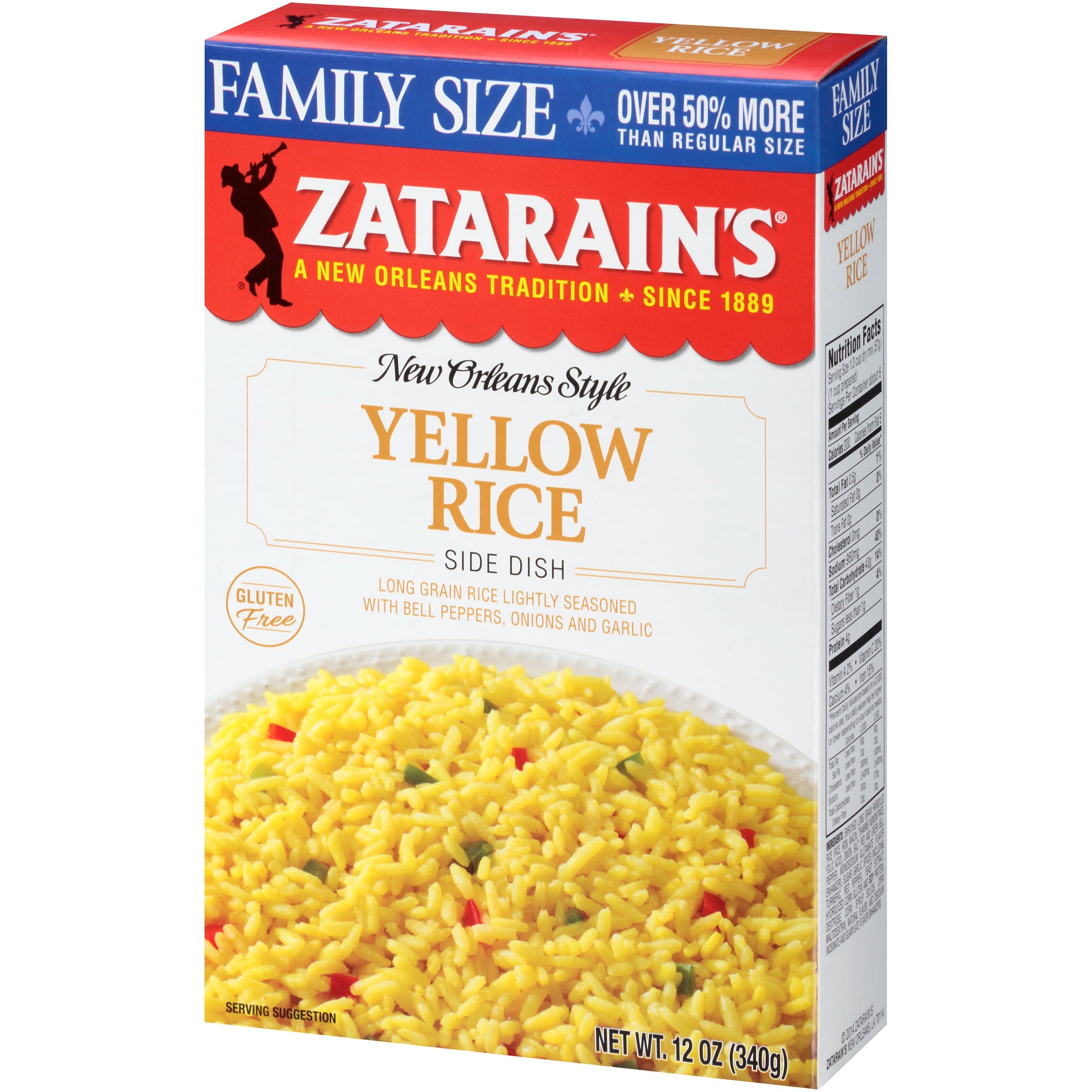 Zatarain's Yellow Rice, 12 OZ (Pack of 2)