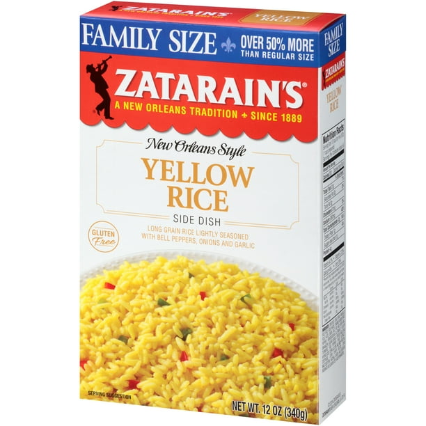 Zatarain's Yellow Rice, 12 OZ (Pack of 2)