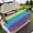 Multicolor, variant on Golf Cart Seat Covers for 2 Seater,Rainbow Colors Ombre Cream Microfiber Cart Seat Towel Blanket,Modern Abstract Art Aesthetics Absorbent NonSlip Bench Seats Protector for Golf Course 51"x31"