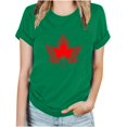 thumbnail image 1 of FAIWAD T-Shirt d'Été pour Femmes, Léger, Manches Courtes, Col Rond, Imprimé Graphique, Blouses Basiques, 1 of 3