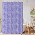 thumbnail image 6 of Shower Curtain Purple Lavender Silhouette Shower Curtains for Bathroom Decor, Waterproof Polyester Shower Curtain Set with Hooks, Extra Long 72" x 96" Spring Plant, 6 of 9