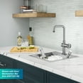 thumbnail image 4 of KRAUS Urbix Industrial Single Handle Kitchen Bar Faucet in Spot-Free Stainless Steel, 4 of 13