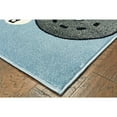 thumbnail image 6 of 4â€™ x 6â€™ Blue Imaginative Racetrack Area Rug, 6 of 7
