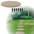 thumbnail image 4 of Garden Stepping Stones Outdoor Round Resin Stepping Stone with Ground Stakes Decorative Pathway Pavers for Walkway Garden Lawn Yard Home, 4 of 9