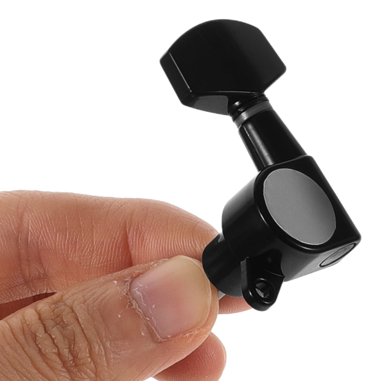 FOMIYES Locking Tuners Guitar Tuner Zinc Alloy Black 6Pcs Large Handle for ng Protection