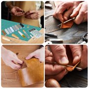 29pcs Leather Craft Tool Kit,Upholstery Repair Kit for Sewing,Stitching,Measuring