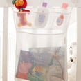 thumbnail image 4 of Breathable Bath Toy Organizer Net with Suction Cup Mesh Storage Bag, 4 of 6