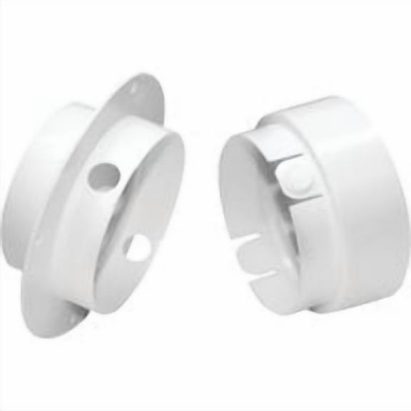 Dundas Jafine Wall Connector Dryer Duct EZConnect - Plastic - 2 Piece, White