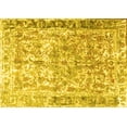 thumbnail image 1 of Ahgly Company Machine Washable Indoor Rectangle Persian Yellow Traditional Area Rugs, 3' x 5', 1 of 4
