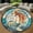 Capricorn Zodiac Lightcatcher1, variant on Circle Area Rug, Angel Wings Washable Non-Slip Floor Carpet, Soft Rug for Living Room Bedroom Decor 24 Inch